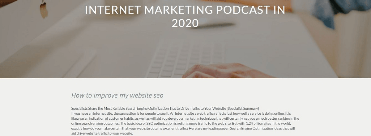 ロングテールのキーワードを適切に取り入れる ロングテールのキーワードを適切に取り入れる